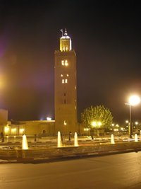 Koutoubia-by-night
